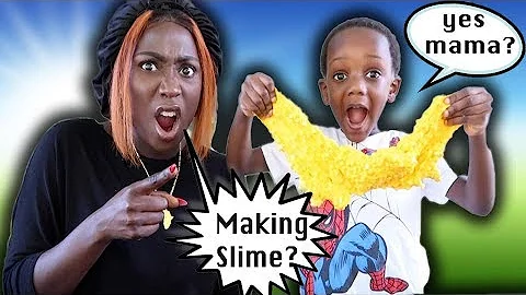 Super Siah Making Slime Johny Yes Papa Nursery Rhymes