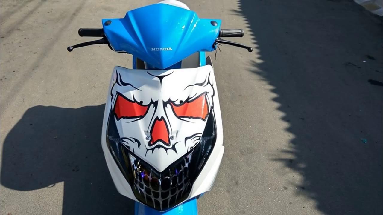 Dio Modified 2017 | Honda Dio Stickering Graphics Designs - YouTube