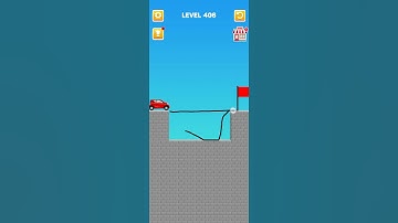 Draw Bridge Puzzle Level 406 #shorts 💖Subscribe💖