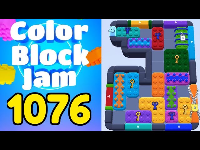 Color Block Jam Level 1076 Solution - YouTube