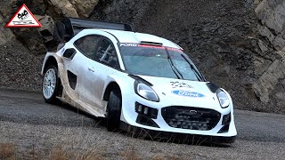 Test Day 2 Pierre-Louis Loubet | Ford Puma Rally1 | Pre Rallye Monte-Carlo 2023 [Passats de canto]