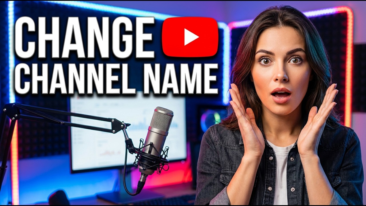How To Change YouTube Channel Name Without Losing Subscribers