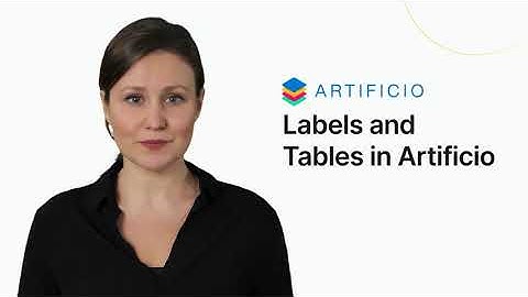 Labels and Tables