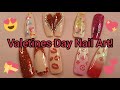 Valentines Day Nail Art Compilation| Gel Polish addition| Super Easy Nail Art At Home