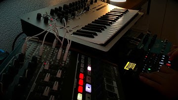 Ambient Jam with Digitakt, MiniBrute 2S, Minilogue & Pigments 2