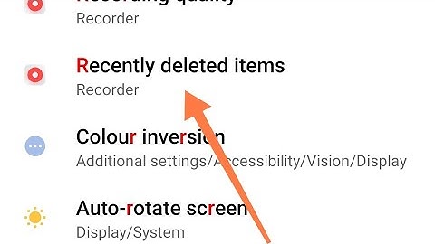 resently deleted items check kaise kare redmi note 7, recently deleted items settings