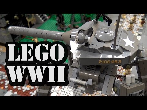 LEGO WWII Futuristic Mech Tank Battle | BrickCon 2016