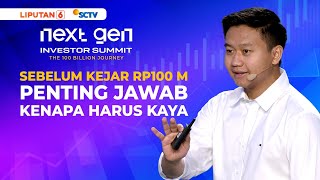 David Noah Menjawab Alasan Kenapa Harus Menjadi Kaya | Next Gen Investor Summit