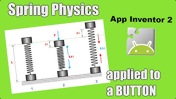 MIT app inventor 2 - Wobbly Button Effect - Spring Physics - Cool Effect