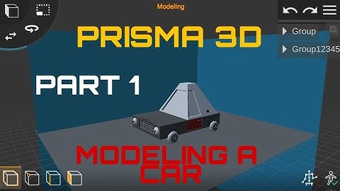Prisma 3d | Modeling a car using prisma 3d tutorial PART 1