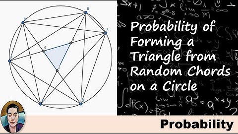 Probability of Forming a Triangle from Random Chords on a Circle