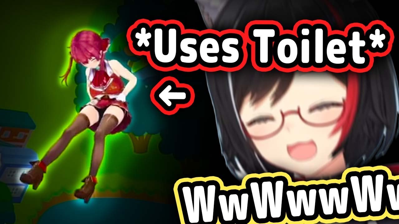 Mio Saw Marine Go To The Bathroom While Still Using Her 3D Tracking...【Hololive】