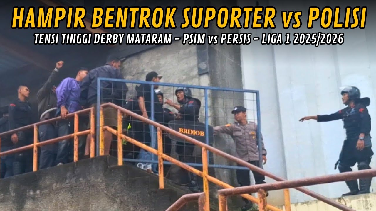 DETIK-DETIK KERICUHAN!! SUASANA DI LUAR STADION | DERBY MATARAM | PSIM vs PERSIS | 06 FEBRUARI 2026