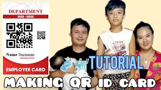 QR ID card pass tutoral with profile pic using PHOTOGRID APP screenshot 2