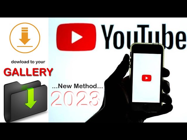 How to download YouTube videos to your phone gallery 2024 - New Method class=