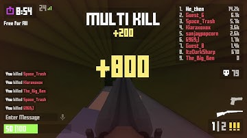 Krunker.io Fastest nuke ever (spawn camping)