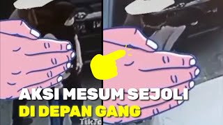 Viral Video Aksi Mesum di Belakang Mobil