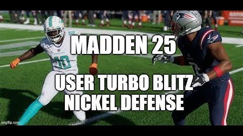 Madden 25 Glitches Cheats and Tips - User Blitz - Nickel Defense - RB Blocking – Under Center