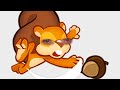 Angry squirrel's voice slowed down