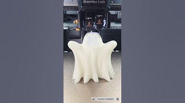 BAMBU LAB H2D 3D Printer Ghost Booh Glow In The Dark PLA #shorts #3dprinting #asmr