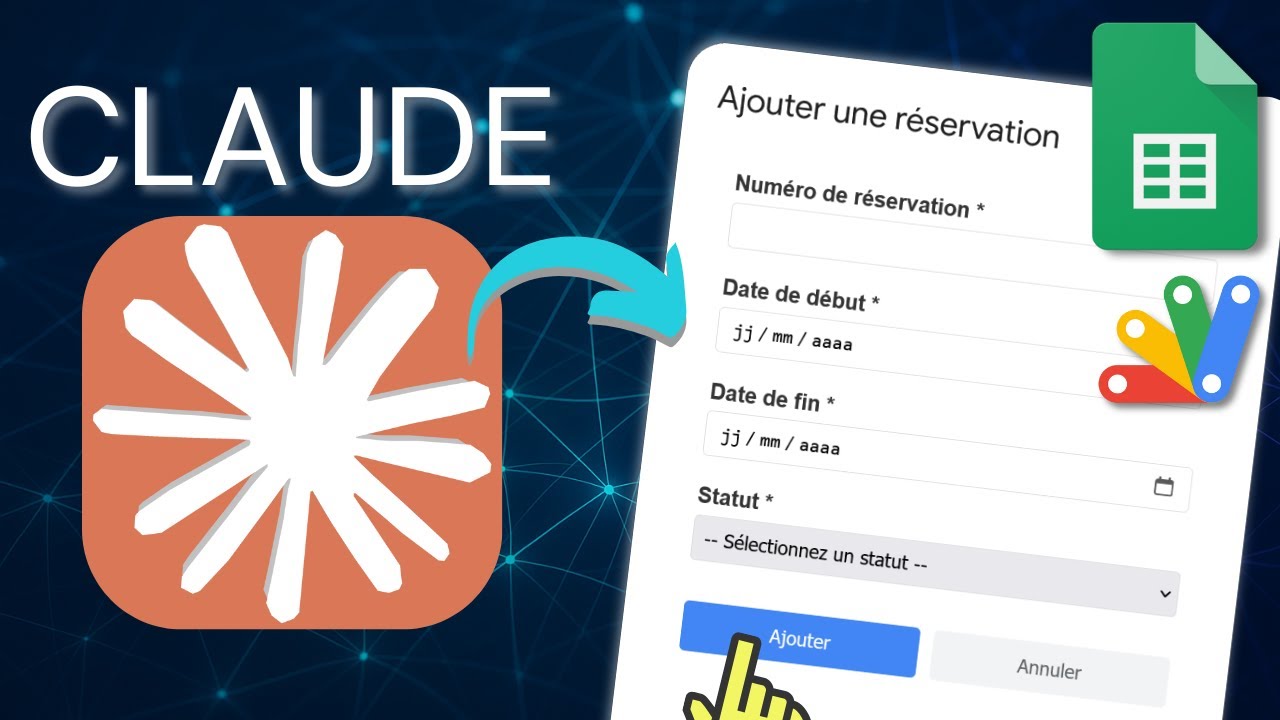 Claude AI te crée une boîte de dialogue Google Sheets en 5 minutes !