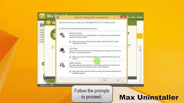 How to Easily Remove AVG PC TuneUp 2015?