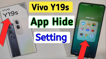 How to hide apps in Vivo y19s /Vivo y19s me app hide setting kaise kare,Vivo y19s app hide