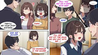 [Manga Dub] The girl who rejected me became my stepsister and banned dating at home