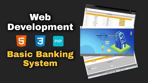 Basic banking System | Web development project | GRIP The Spark Foundation Internship | Task 1