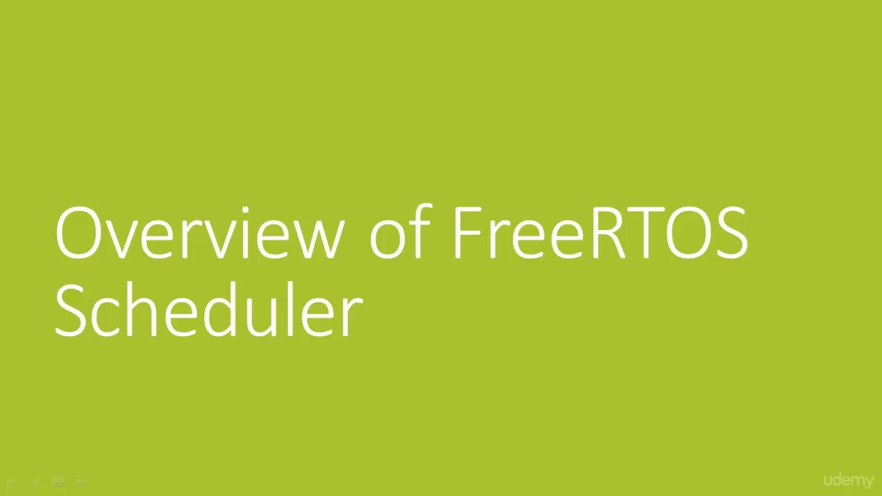 Overview of FreeRTOS Scheduler