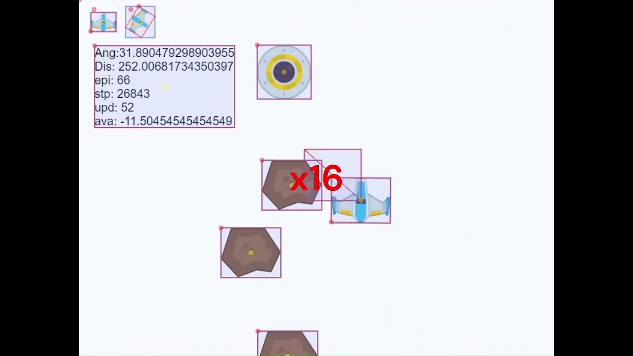 [DEMO] I Trained an AI Spaceship in GDevelop… and It Got Weird