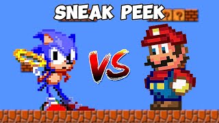 Sonic VS Mario | Sprite Animation | Sneak Peek