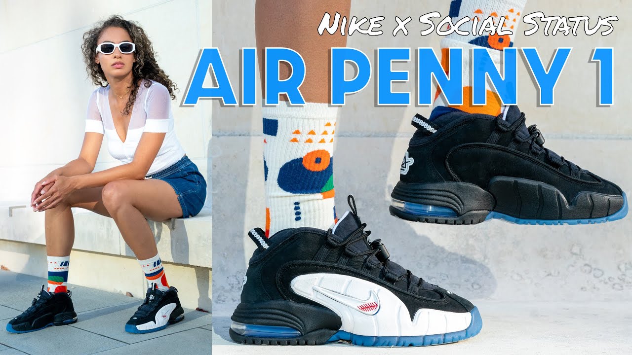 AIR PENNY is BACK! Nike x Social Air Penny 1 Recess On Foot Review and to Style -