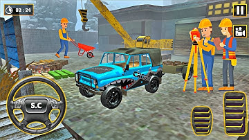 Offroad Cargo Jeep Driving - Mountain Hill Tracks 4x4 Jeep Driving - Android IOS Gameplay