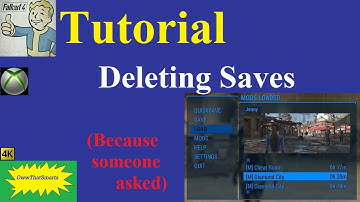 Fallout 4 (mods) - Tutorial: Deleting Saves