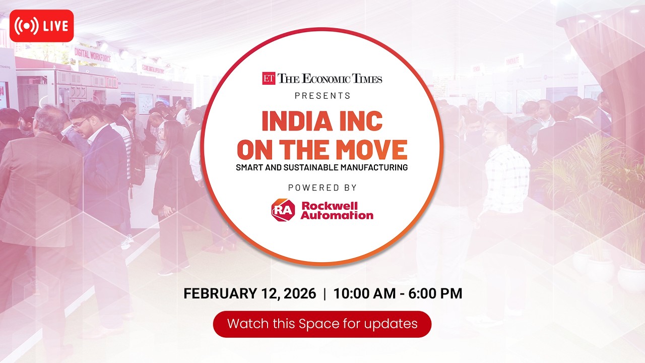 LIVE: India Inc On The Move 2026 - Smart & Sustainable Manufacturing ...