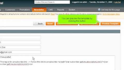 How to send a newsletter in Magento Commerce