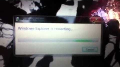 Windows explorer error (help)