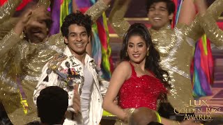 LuxGoldenRoseAwards 2018: Janhvi Kapoor and Ishaan Khatter performance