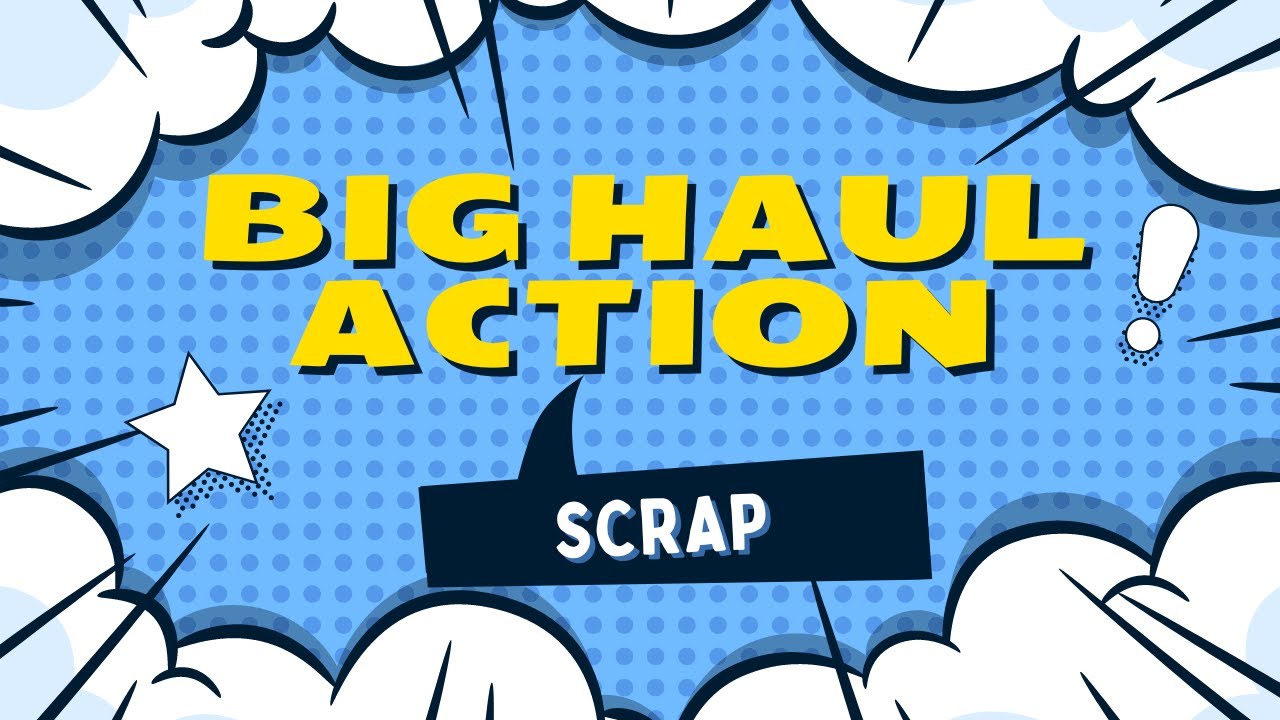 BIG HAUL ACTION SCRAP #scrap #loisirscreatifs #action #scrapbooking