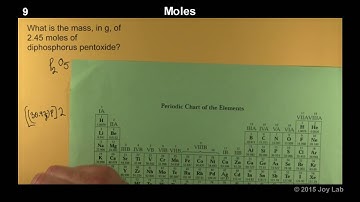 Moles 9:  Moles diphosphorus pentoxide to grams diphosphorus pentoxide