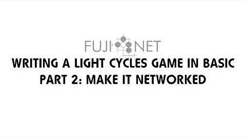 #Atari8bit #FujiNet Writing a Light Cycle game, Part 2: Make it Networked