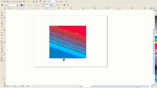 CorelDraw interactive background fill tool tutorial - Tamil