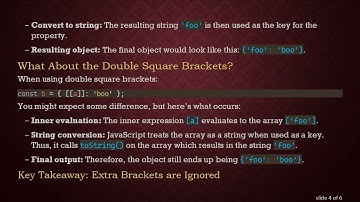 Understanding the Significance of Double Square Brackets in JavaScript Property Names