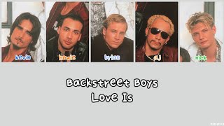 Backstreet Boys | Love Is | Color Coded Lyrics