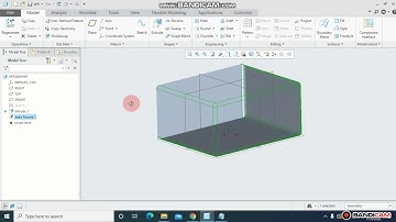 how to use round and chamfer in creo parametric