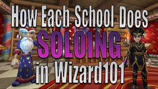 How Each School Does When Soloing in Wizard101