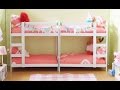 Diy miniature bunk bed tutorial for dolls nendoroid and action figures