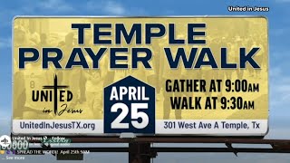 Community invited to Temple Prayer Walk downtown Saturday