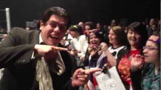 Wwe Raw World Tour 2011 Del Riorodriguez Poke Fun At Fan And Cm Punk Entrance